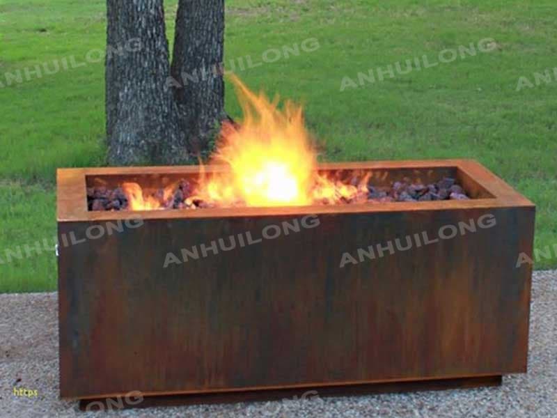 Corten Steel Fireplace Grill For bbq kitchen Turkey