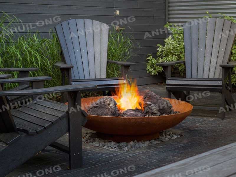 Corten Steel Fireplace Grill For bbq kitchen Turkey