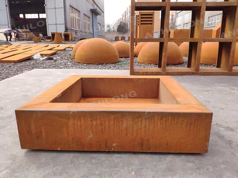 Corten Steel Fireplace Grill For bbq kitchen Turkey