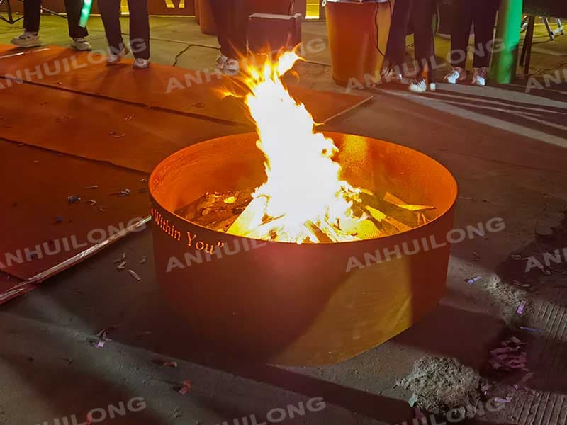 <h3>MK Design | Corten Steel Fire Pit | Outdoor fire Pit </h3>
